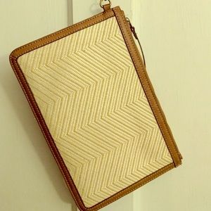 Lucky Brand Woven Clutch Wristlet